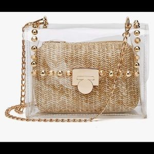 🔥 Clear Transparent Shoulder Bag Fashion Chain Strap Handbags Women Crossbody
